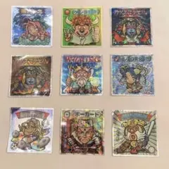 【当時物！匿名配送】ロッテ ビックリマン 9枚まとめ売り レトロ 早い者勝ち