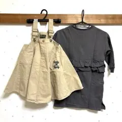 Daddy Oh Daddy ジャンバースカート フリル　ワンピース セットのサムネイル