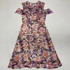 【タグ付き】Viaggio Blu ビアッジョブルー プリントワンピースのサムネイル