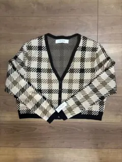 未使用新品★匿名配送★H&amp;M rokhジャガードニットカーディガン★Lサイズ 神出鬼没の大泥棒｜ウォッシャブルジャカードカーディガン｜ユニ