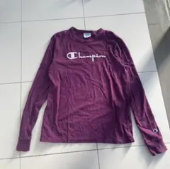 希少✨　champion パープルTシャツ　長袖