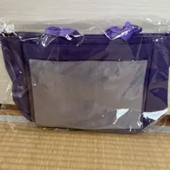 ザッカマート 痛バッグ A4多機能2WAYハンドルフリルトートバッグ　パープル
