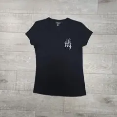 DKNY レディース 半袖Tシャツ ブラック ロゴのサムネイル