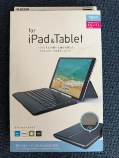 【新品未開封】エレコム タブレットケース付きBluetoothキーボードブラックのサムネイル