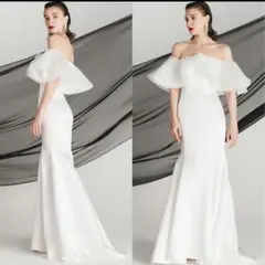 【即納・新品】上品ウエディングドレス｜即日発送可｜Aライン・マーメイドなど多数