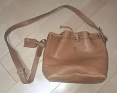 Ralph Lauren レザー 巾着 ショルダー バケッド バッグ