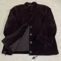 leilian ジャケット　コーデュロイ　パープル　アウター　サイズL