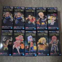 ワンピース ワールドコレクタブルフィギュア-ゴッドバレー事件1＆2　10点セット