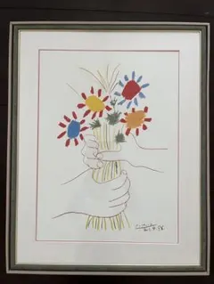 山口一郎　原画　希少　三輪の花　Mサイズ 山口一郎 原画 希少 三輪の花 Mサイズ - メルカリ