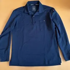 BURTLE バートル長袖ポロシャツ 品番665ネイビー Mサイズ