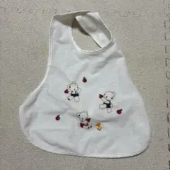 ファミリア クマ刺繍 スタイ