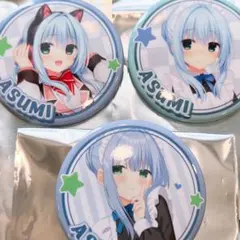 ハミダシクリエイティブ 雪景シキ あすみ缶バッジセット 錦あすみ 雪景シキ 缶バッジ セット ハミダシクリエイティブ まど