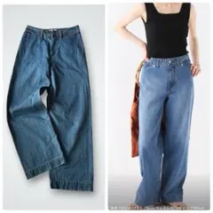 SLOBEIENA スローブイエナ　LE DENIM バギーパンツ　デニム　38のサムネイル