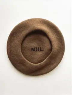 お値下げ　新品　MHL. ブラウン ベレー帽 ウール