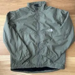 【THE NORTH FACE】キッズ150 ジャケット カーキ フード欠品