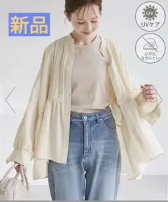 フロントタックブラウス