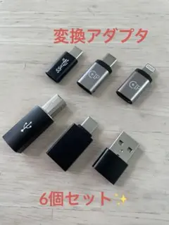 USB Type C 変換アダプタ 6個セット