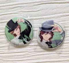 うたプリ タブナイ 寿嶺二 ガチャガチャ 缶バッジA・B 2個セット
