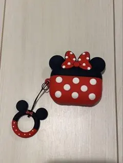 【ミニー風デザイン】AirPods Pro / Pro2 用 シリコンケース