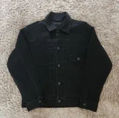 【美品】UNIQLO 1st デニムジャケット　ブラック