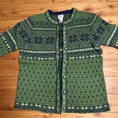 L.L.Bean ノルディック柄カーディガン
