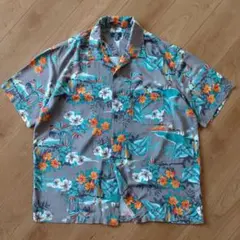 GEORGE アロハシャツ/レーヨン100%/A135/古着/XL