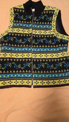 Yukiko Hanai Sports カラフルニットベスト