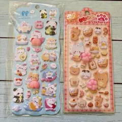 シールぷにぷに 2セット 肉球シール おしりシール 肉球 おしり