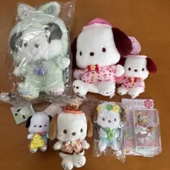 サンリオ　ポチャッコ　ぬいぐるみ　マスコット　イースター　ホカンス　ティールーム