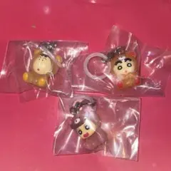 めじるしアクセサリー クレヨンしんちゃん　みんなでくまパジャマ 3点セット