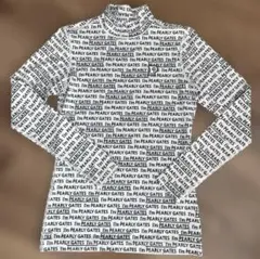 PEARLY GATES ロゴ　ハイネックカットソー シャツ 0