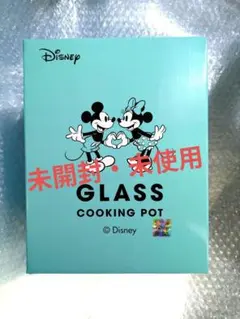 Disney ミッキー＆ミニー ガラス調理鍋 1500ml 未開封未使用