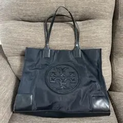 極美品】トリーバーチ エラ トートバッグ ナイロン レザー 肩掛け A4可