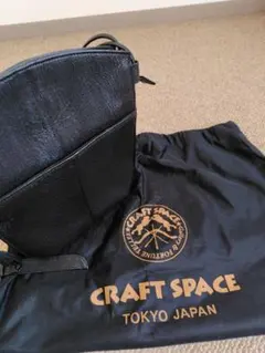 クラフトスペース✩CRAFT SPACE シャークスキン黒ショルダーバックのサムネイル