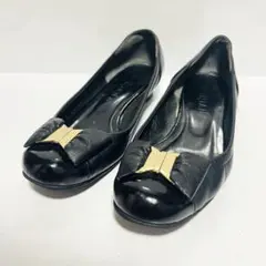 【美品】DIANA リボン付き バレエシューズ24㎝