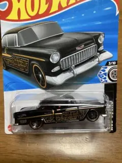 498‼️Hot Wheels 55 Chevy ブラック/ゴールド　入手困難