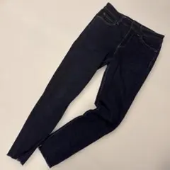ユニクロジーンズ スキニーデニム カットオフ　25インチ　M