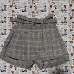 JEWELUNA チェック柄 ショートパンツ　140㎝