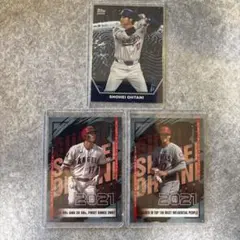 3年連続MVP ! topps 大谷翔平　３枚セット