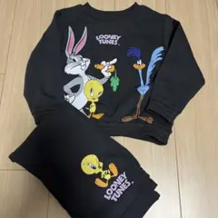 【新品】115cm セットアップ　ルーニーテューンズ
