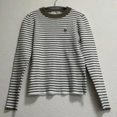 TINA:JOJUN ストライプ 長袖ニット