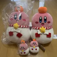 星のカービィ　おもちもちもちクッション　鏡餅カービィ　ぬいぐるみマスコット