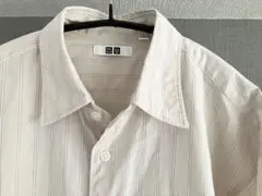 UNIQLO U オーバーサイズストライプシャツ　ライトオレンジ　Mサイズ