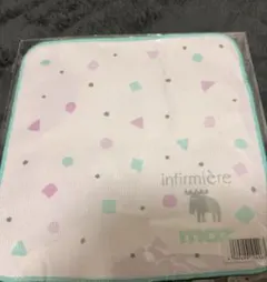 【新品未使用】infirmiere×moz タオルハンカチ 幾何学模様のサムネイル