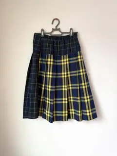 repipiarmario チェック柄フレアスカート