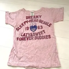 スヌーピー デニムダンガリー　Tシャツ