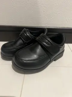 ブラックフォーマルシューズ ベルト付き 15cm