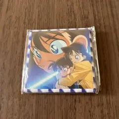 コナンランド 缶バッジ 蘭 新一