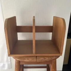 木製本立て　ブックスタンド　古道具
