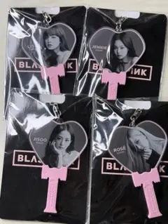 【未開封】 BLACKPINK うちわ型キーホルダーセット